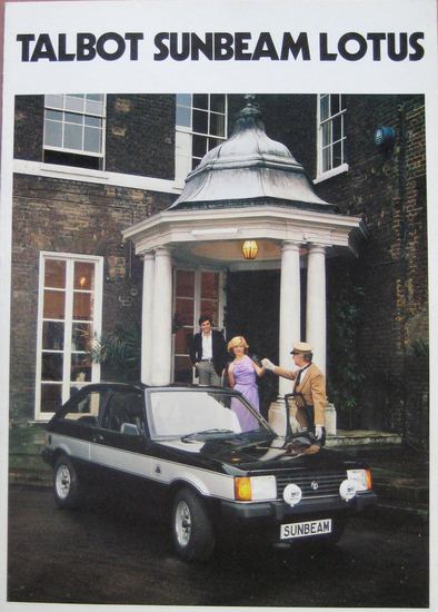 The Talbot Sunbeam Lotus initially came with only a black paint color with 