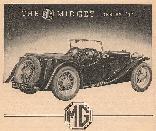 The MG TA Was Initially Known as the MG Midget T